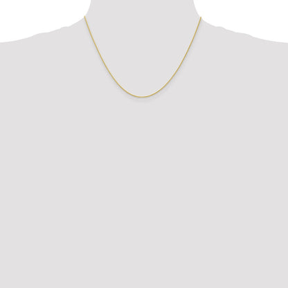10K Gelbgold 1.0mm Parisian Weizen Halskette