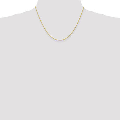 10K Gelbgold 1.2mm Parisian Weizen Halskette