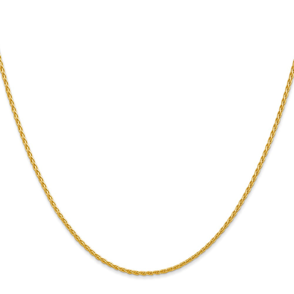 10K Gelbgold 1.5mm Parisian Weizen Halskette
