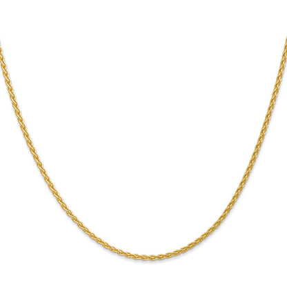 10K Gelbgold 1.75mm Parisian Weizen Halskette