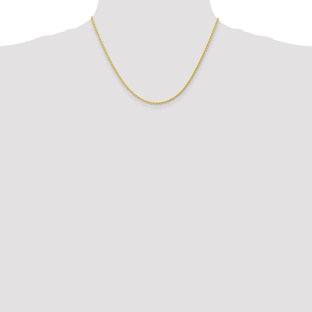 10K Gelbgold 1.75mm Parisian Weizen Halskette