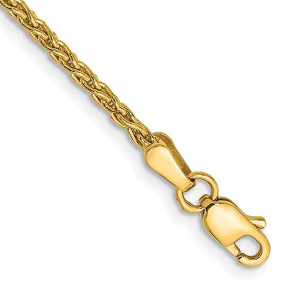 10K Gelbgold 1.75mm Parisian Weizen Gliederarmband
