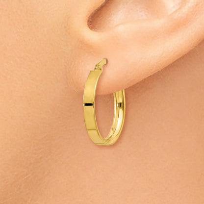 10K Gelbgold 3mm Klein Creolen