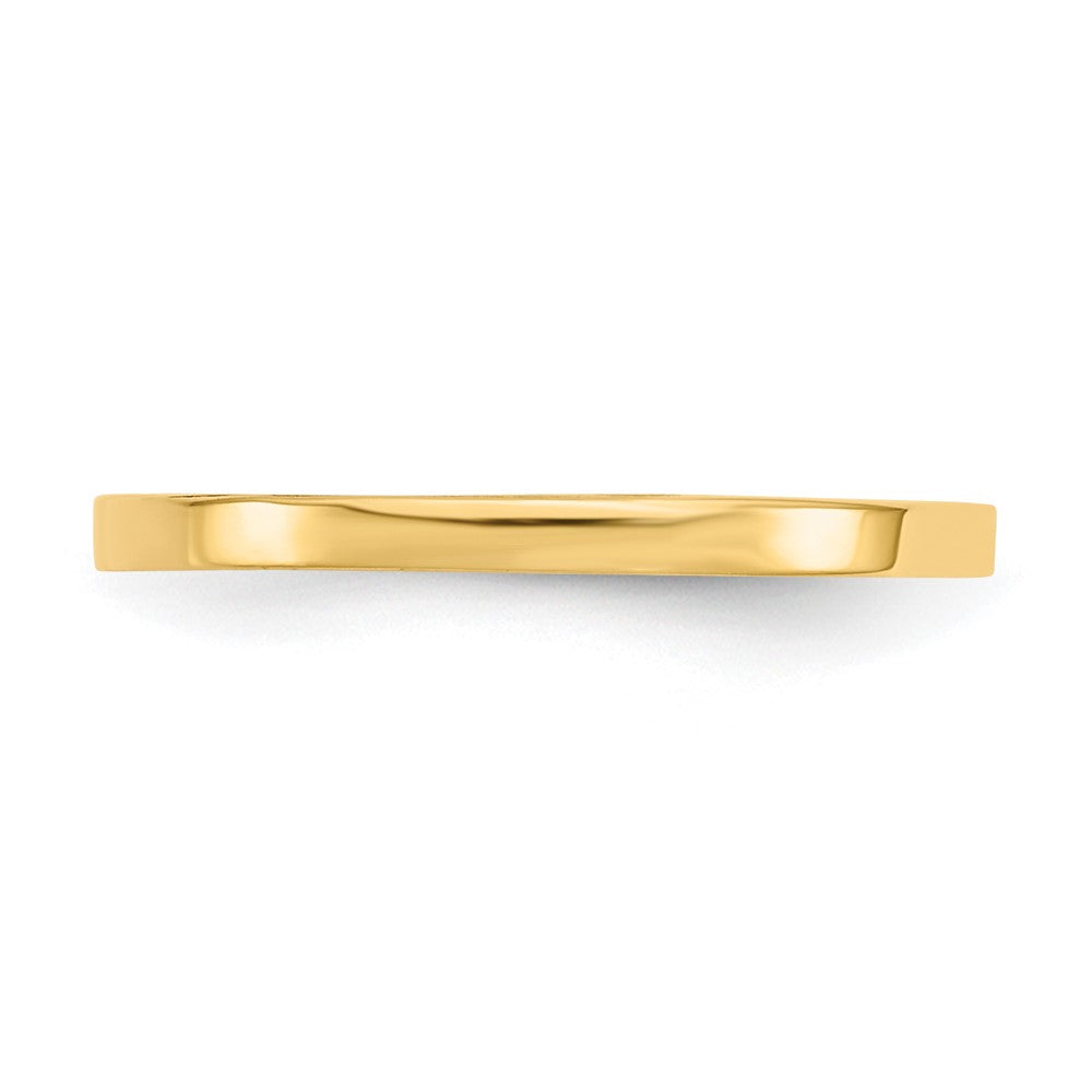 10K Gelbgold 10K Hoch Poliert Ring Childs Ring