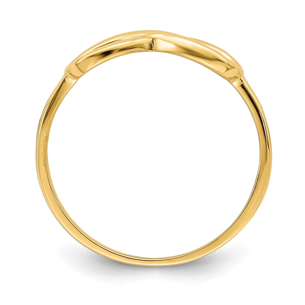10K Gelbgold 10K Unendlichkeit Ring
