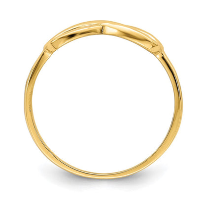 10K Gelbgold 10K Unendlichkeit Ring