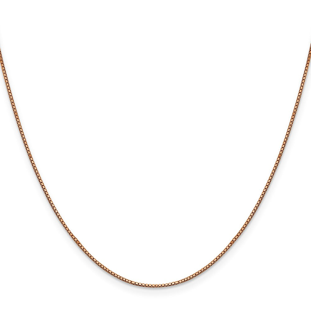 10K Roségold.9mm Venezianer Halskette