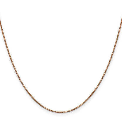10K Roségold.9mm Venezianer Halskette