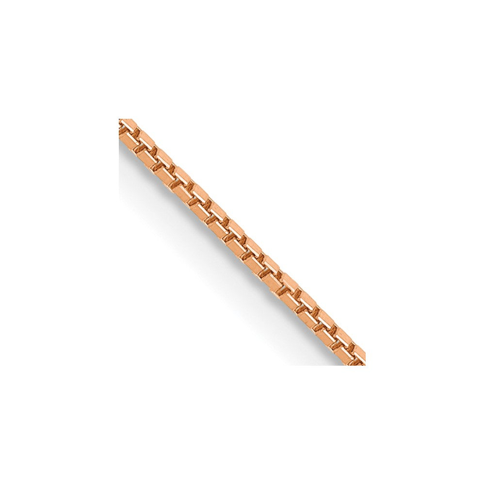 10K Roségold.9mm Venezianer Halskette