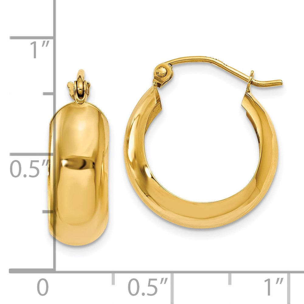 10K Gelbgold Creolen