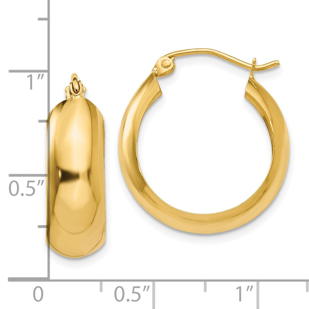 10K Gelbgold Creolen