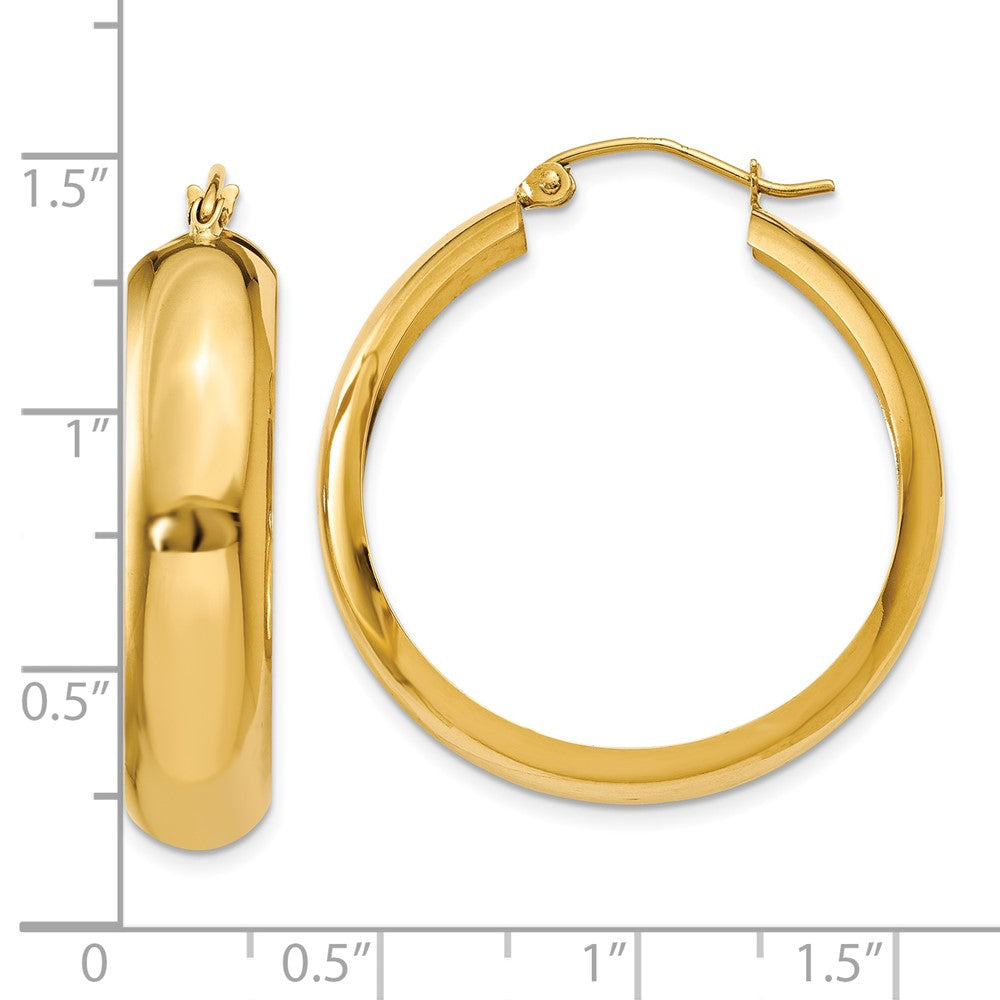 10K Gelbgold Creolen
