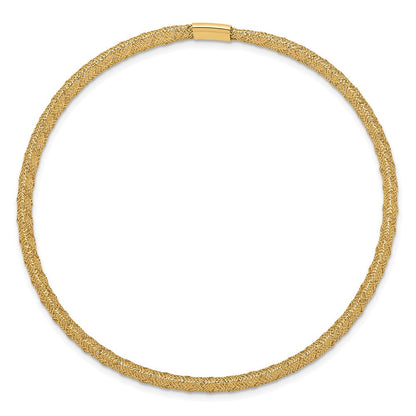 10K Gelbgold Dehnbar Netz Armband