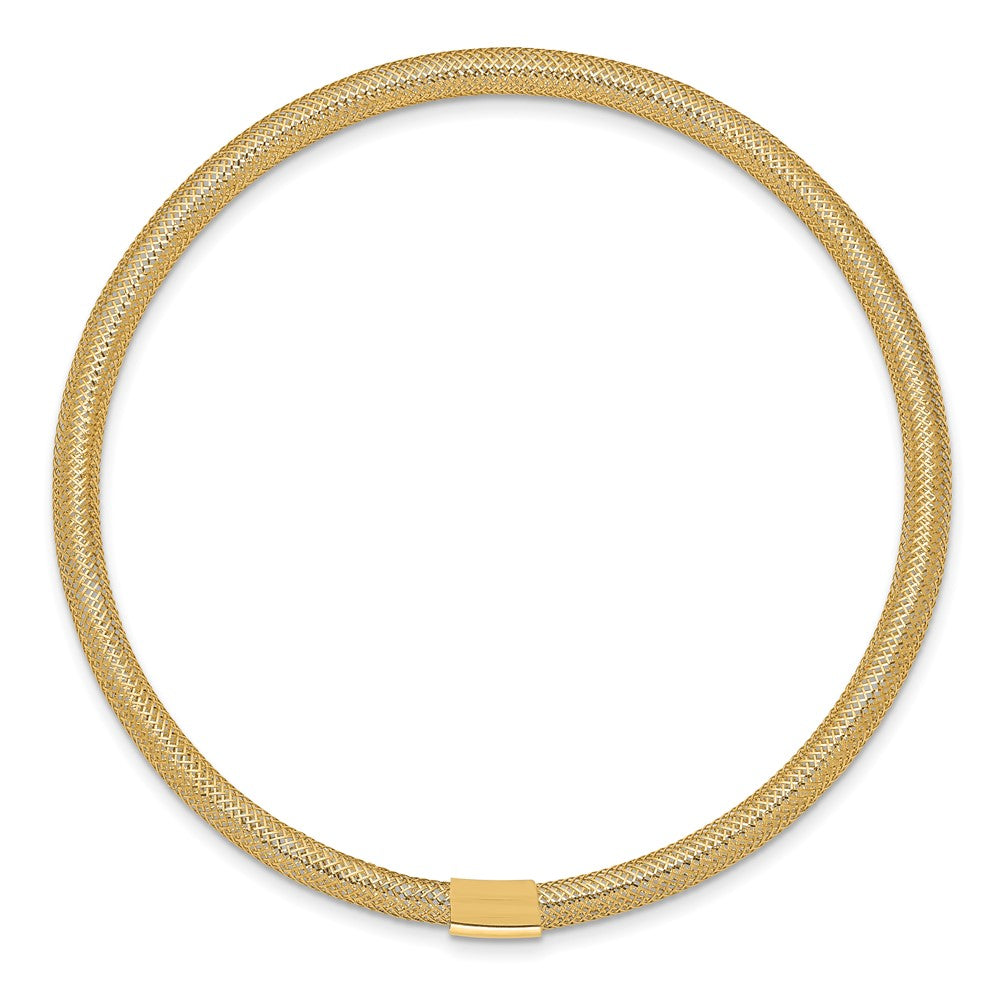 10K Gelbgold Dehnbar Netz Armband