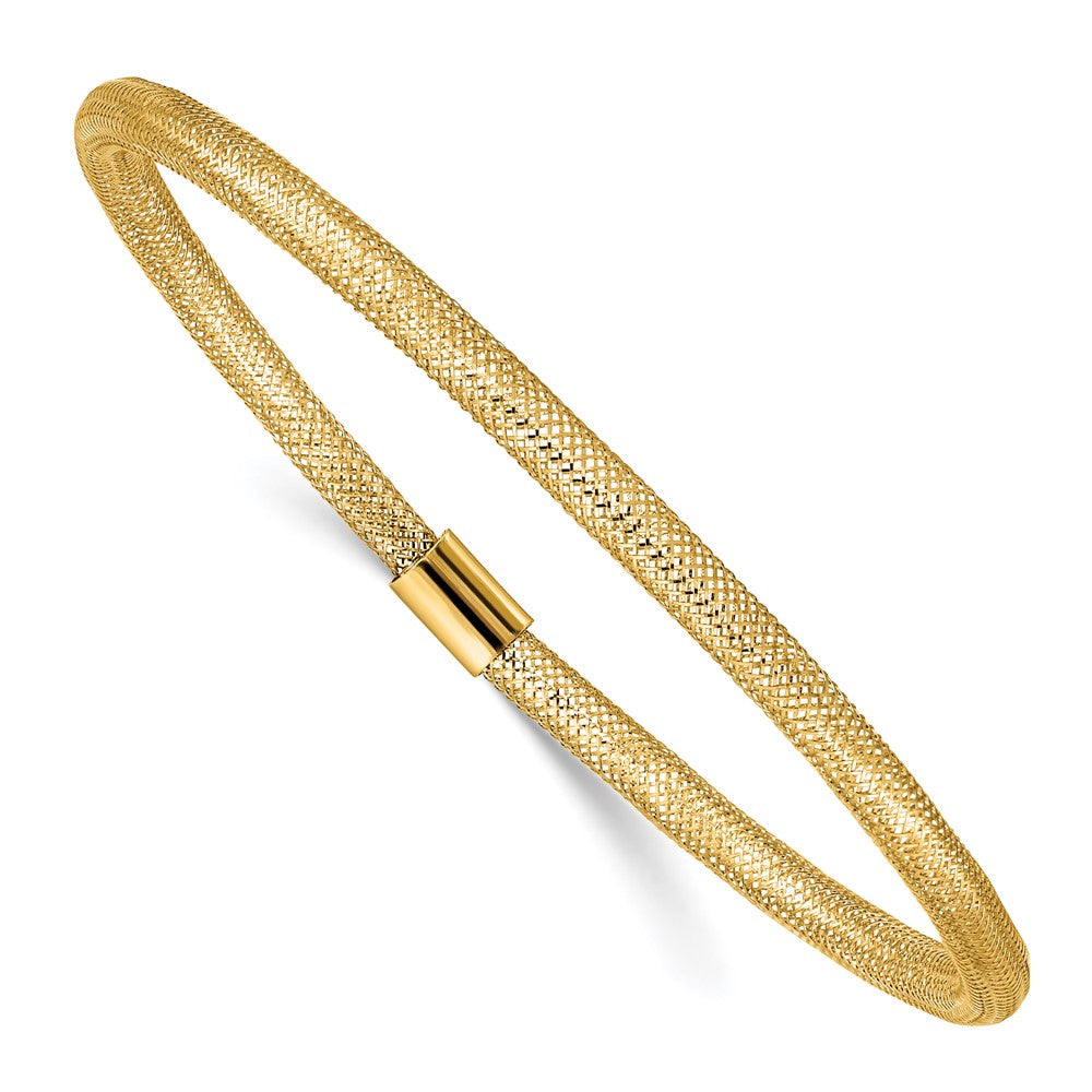 10K Gelbgold Dehnbar Netz Armband