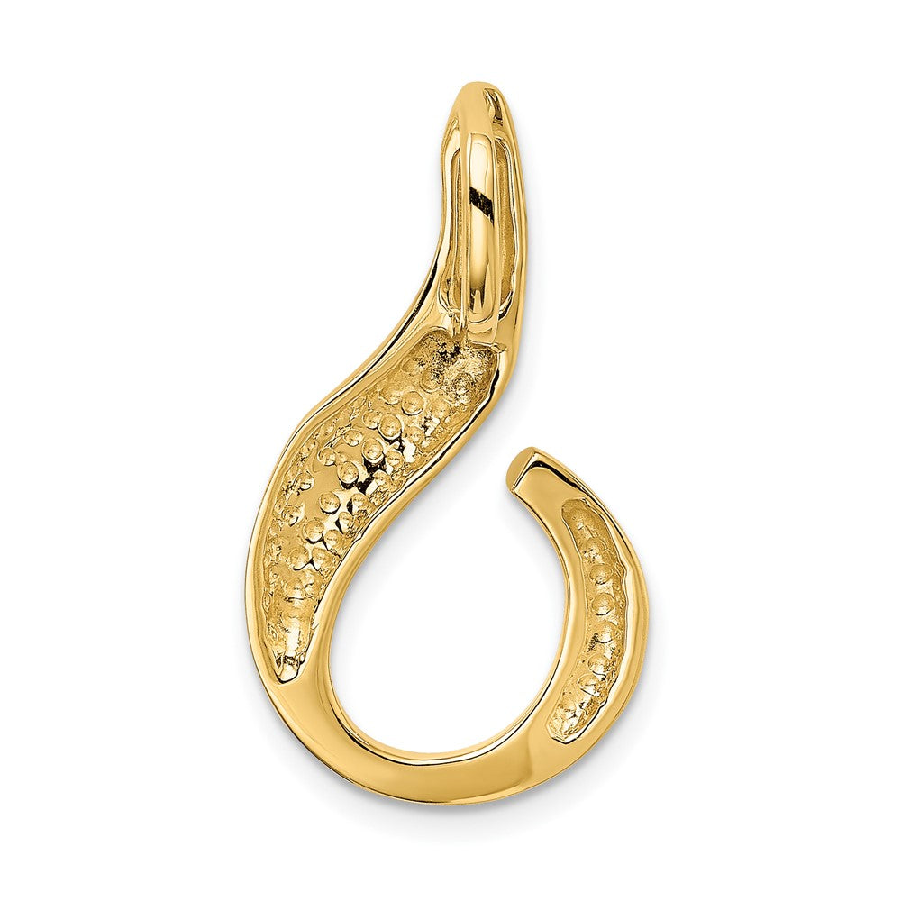 10K Gelbgold 10K Passt Up To 6mm Normal und Fantasie Omega Anhänger
