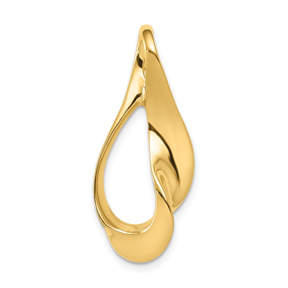 10K Gelbgold 10K Passt Up To 3mm Normal, 6mm Fantasie Wendbar Omega Anhänger