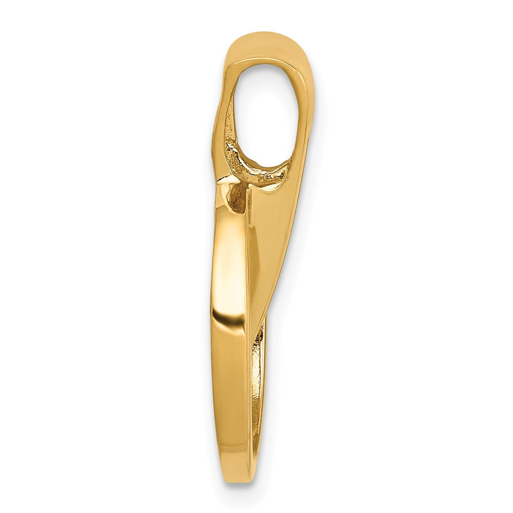 10K Gelbgold 10K Passt Up To 2mm auf Fantasie/regular/reversible Omega Anhänger