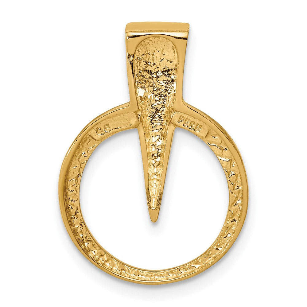 10K Gelbgold 10K Passt Up To 2mm auf Fantasie/regular/reversible Omega Anhänger