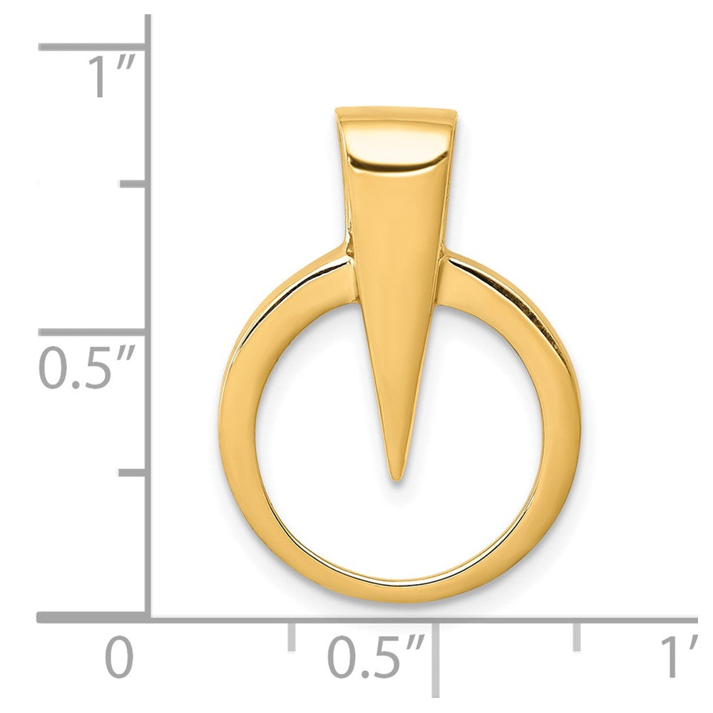 10K Gelbgold 10K Passt Up To 2mm auf Fantasie/regular/reversible Omega Anhänger