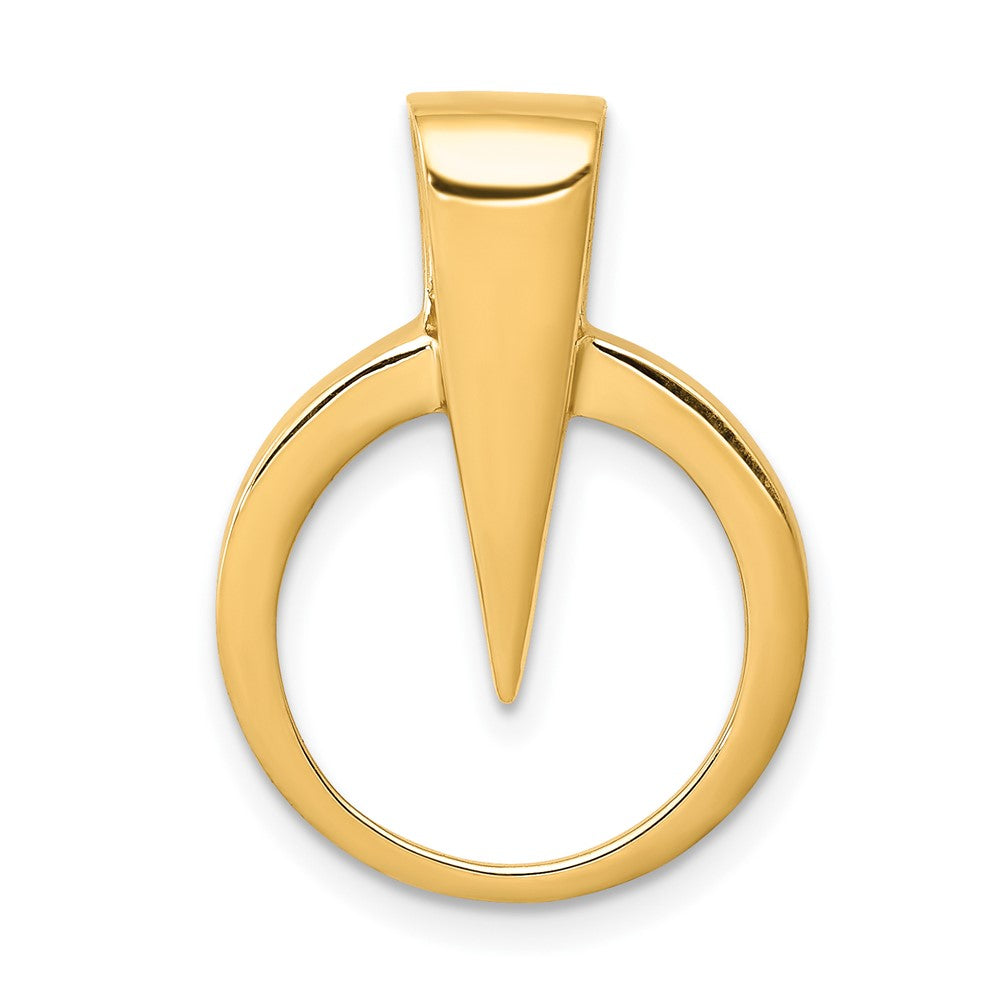 10K Gelbgold 10K Passt Up To 2mm auf Fantasie/regular/reversible Omega Anhänger