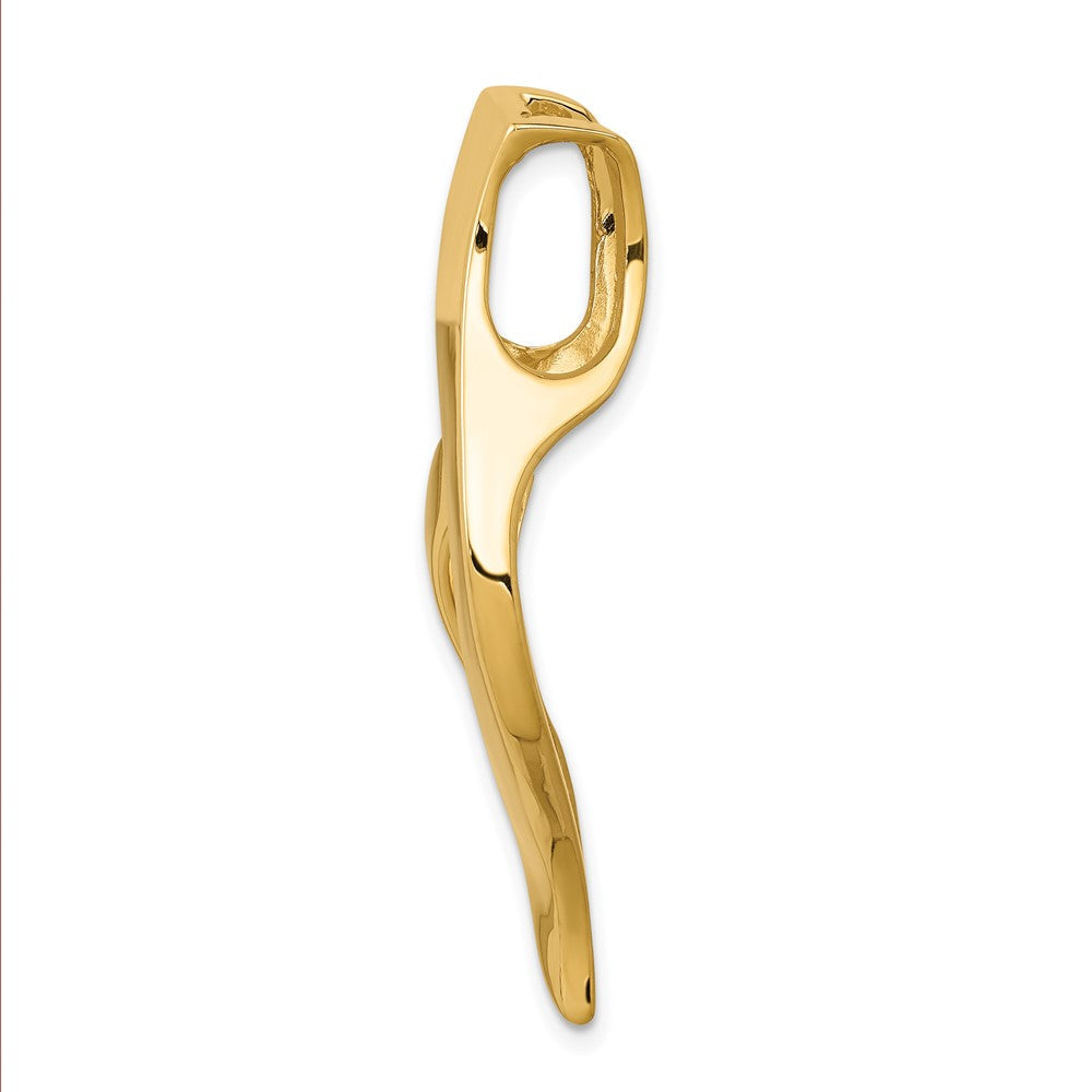 10K Gelbgold 10K Fantasie Omega Anhänger