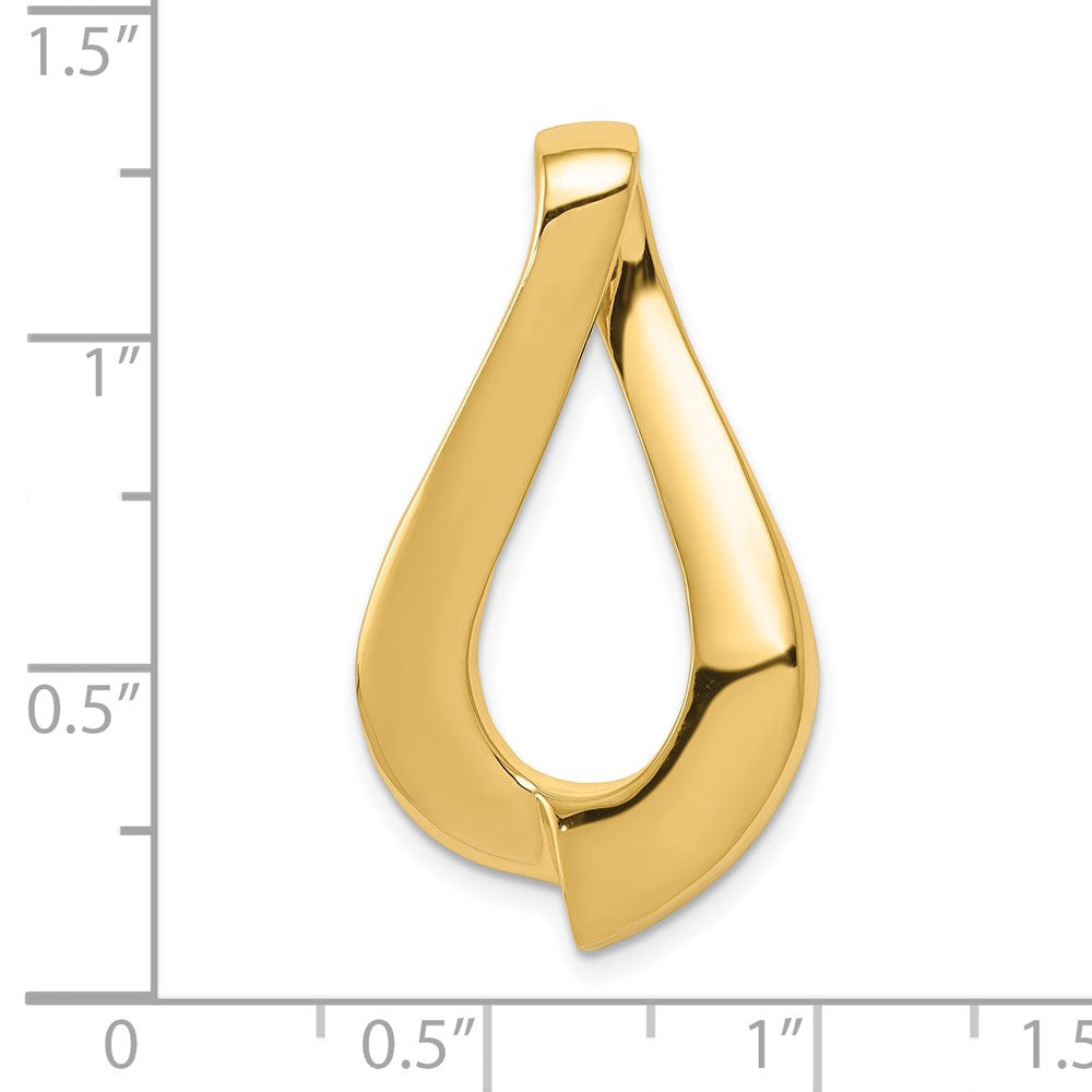 10K Gelbgold 10K Passt Up To 8mm Normal, 10mm Fantasie Wendbar Omega Anhänger