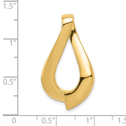 10K Gelbgold 10K Passt Up To 8mm Normal, 10mm Fantasie Wendbar Omega Anhänger