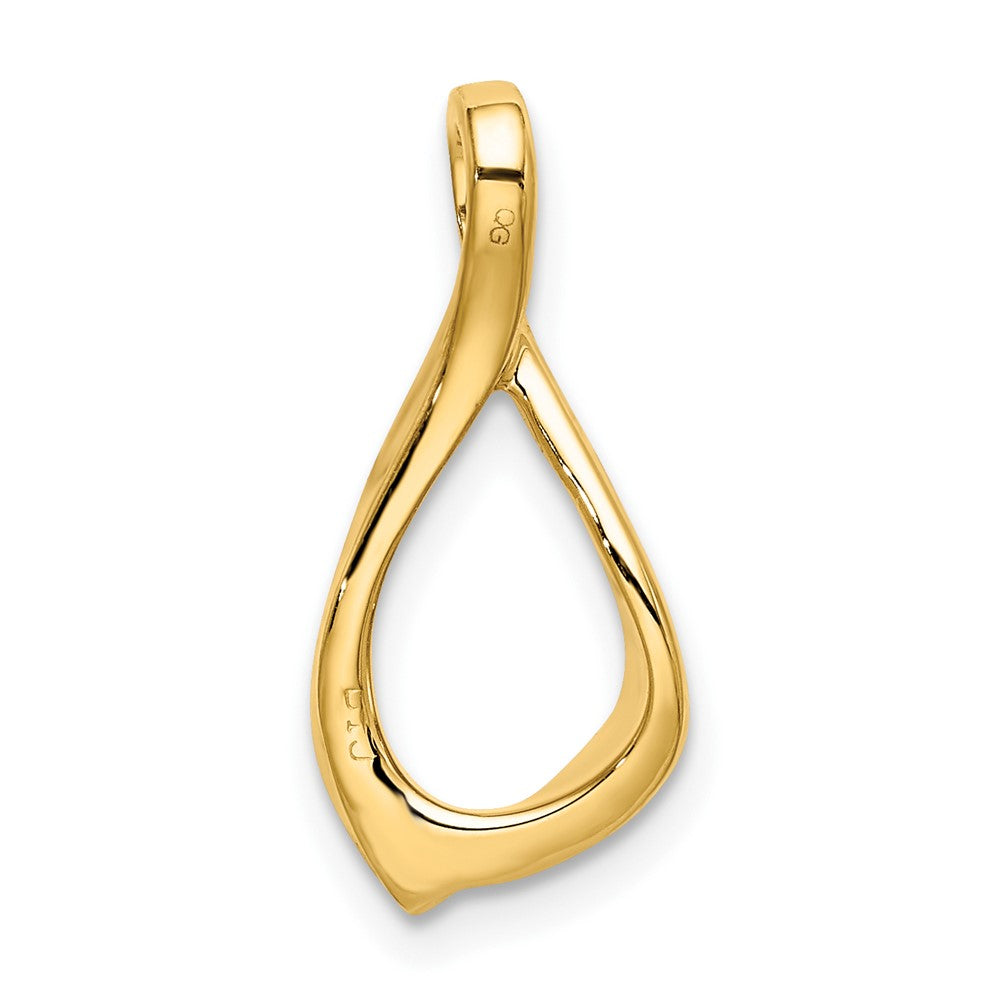 10K Gelbgold 10K Kette Anhänger Omega