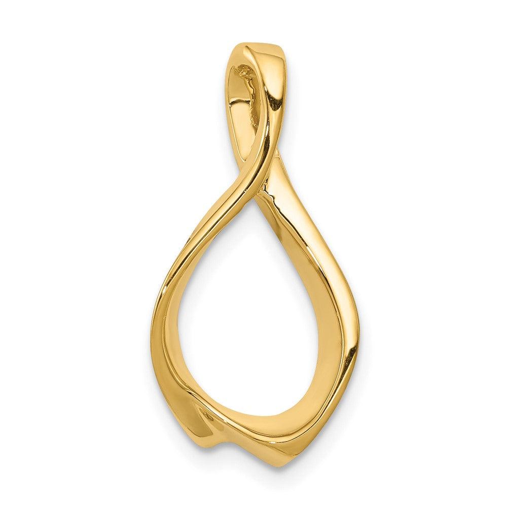 10K Gelbgold 10K Passt Up To 2mm Omega, 4mm Wendbar, Omega Anhänger