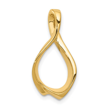 10K Gelbgold 10K Passt Up To 2mm Omega, 4mm Wendbar, Omega Anhänger