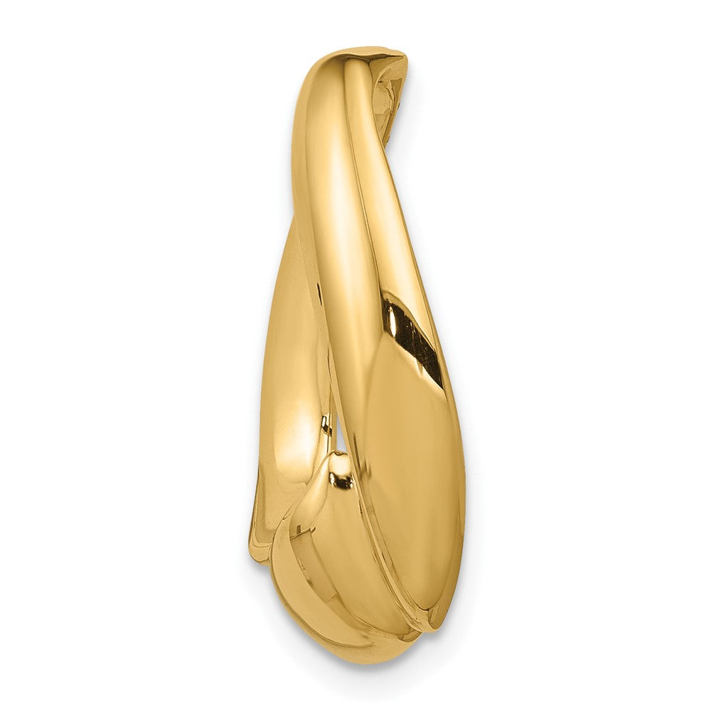 10K Gelbgold 10K Oval Anhänger