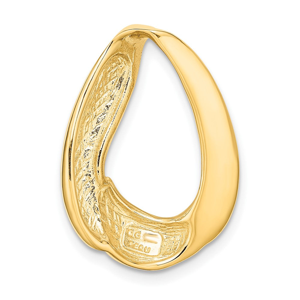 10K Gelbgold 10K Oval Anhänger