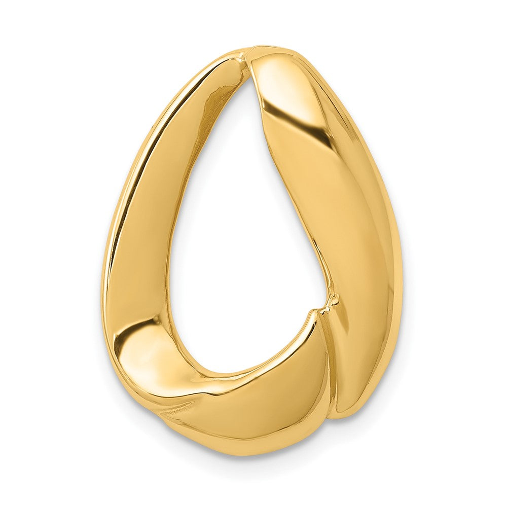 10K Gelbgold 10K Oval Anhänger