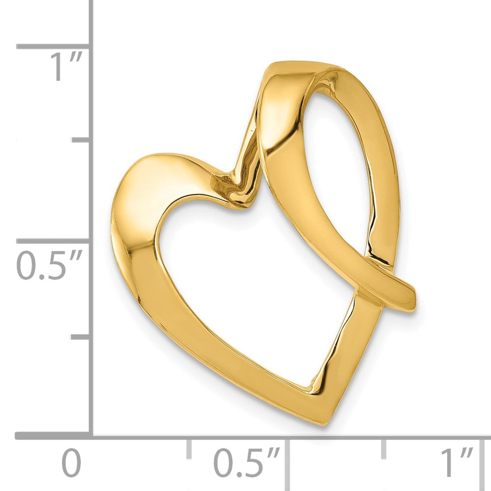 10K Gelbgold 10K Herz Anhänger