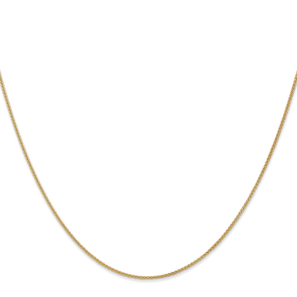 10K Gelbgold 1.05mm Ährenkette Halskette
