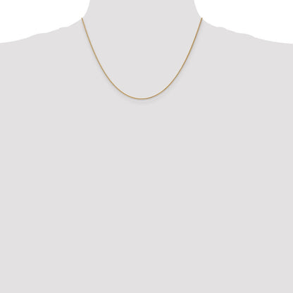 10K Gelbgold 1.05mm Ährenkette Halskette