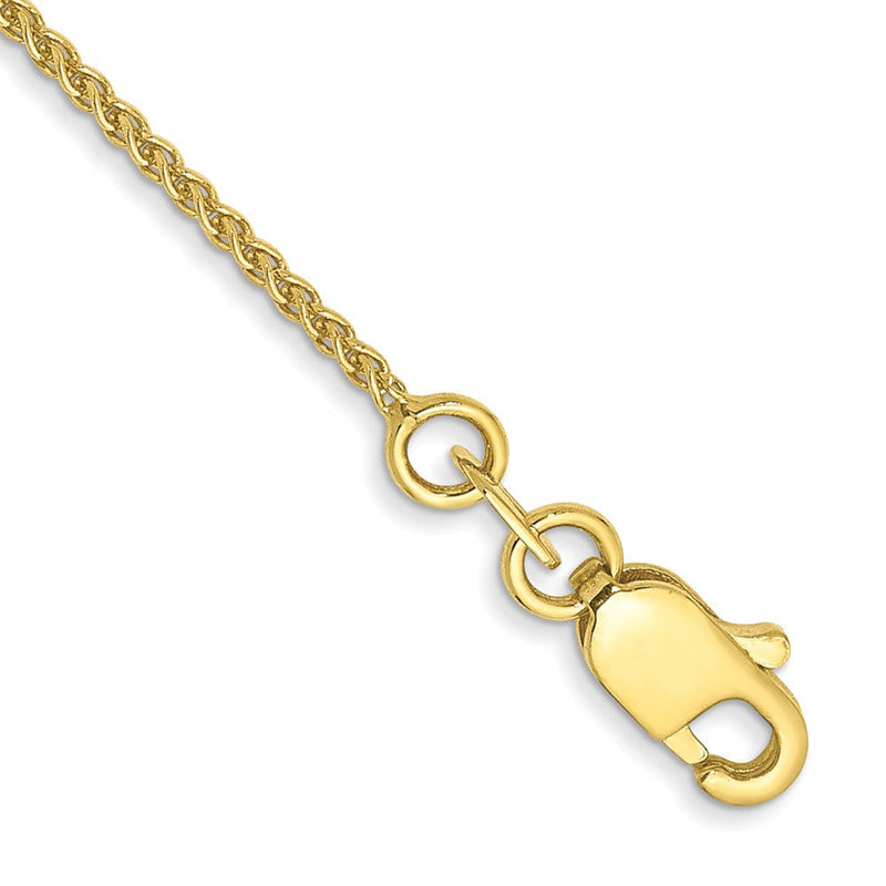 10K Gelbgold 1.05mm Ährenkette Gliederarmband