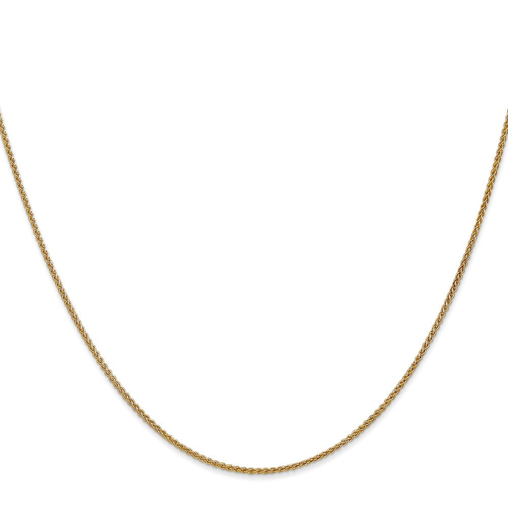 10K Gelbgold 1.25mm Ährenkette Halskette