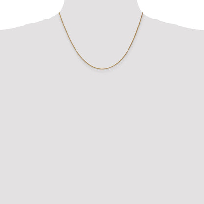 10K Gelbgold 1.25mm Ährenkette Halskette
