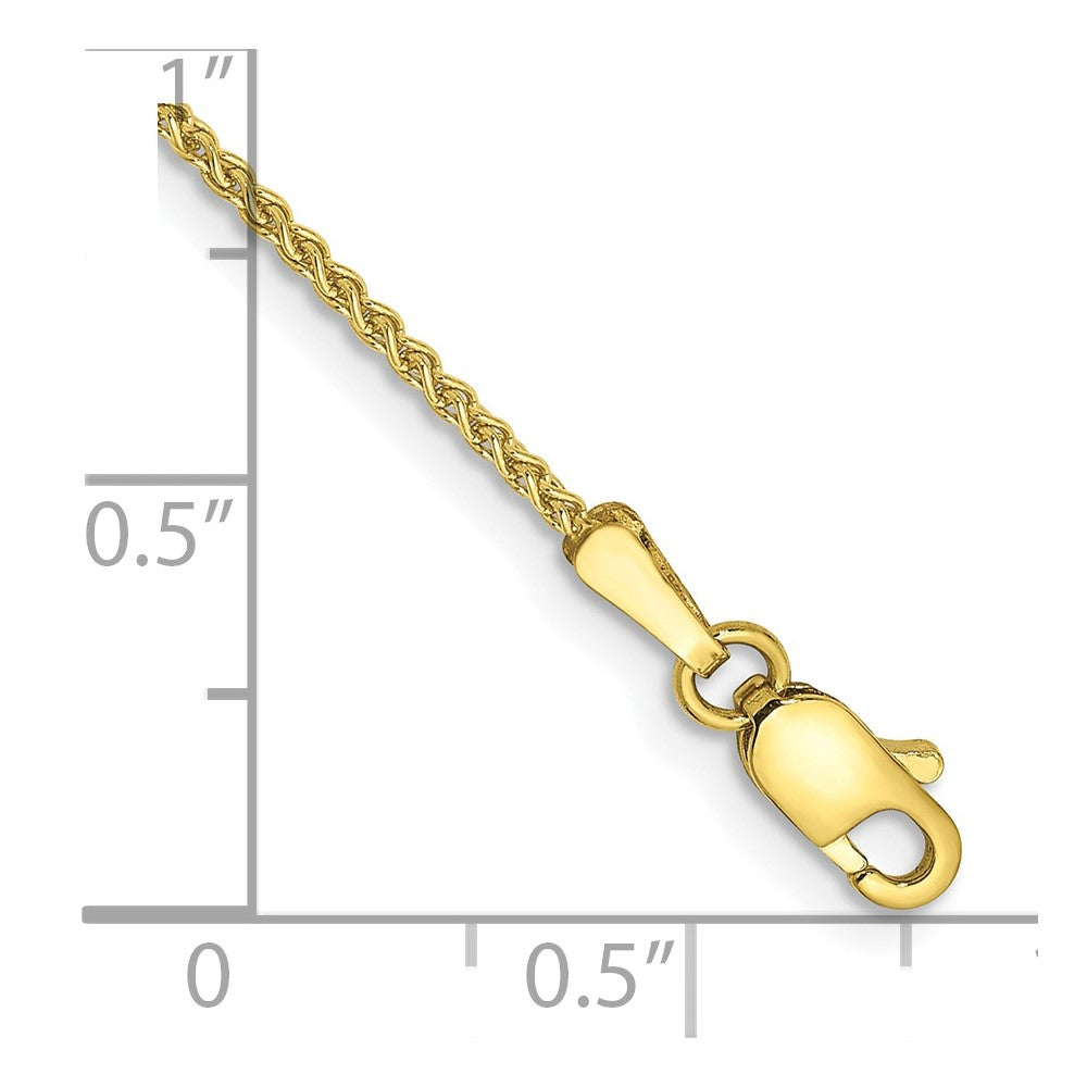 10K Gelbgold 1.25mm Ährenkette Gliederarmband
