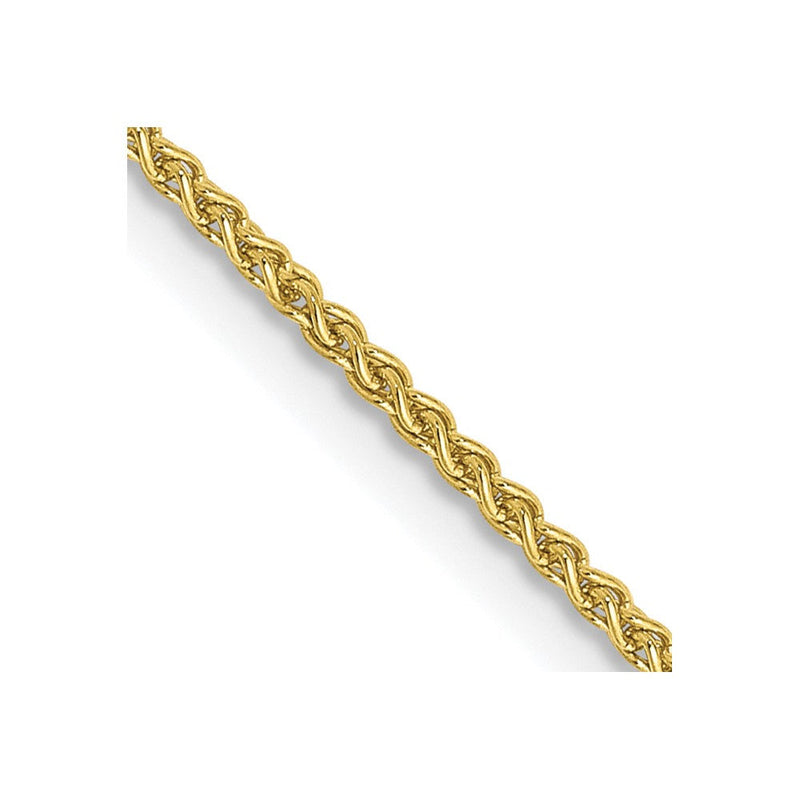 10K Gelbgold 1.25mm Ährenkette Halskette