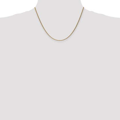 10K Gelbgold 1.7mm Ährenkette Halskette
