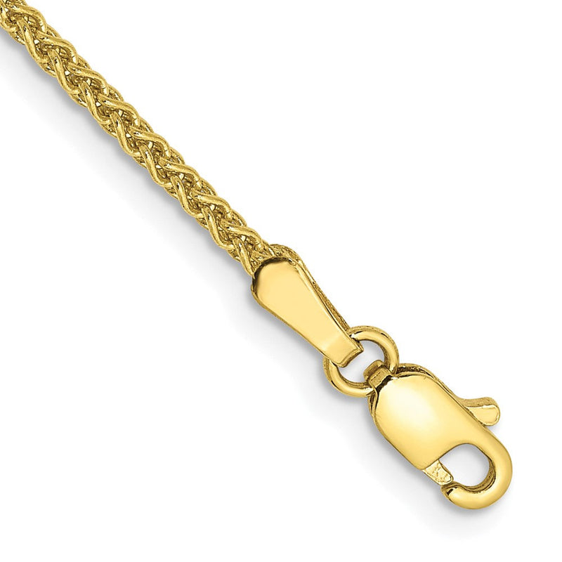 10K Gelbgold 1.7mm Ährenkette Gliederarmband