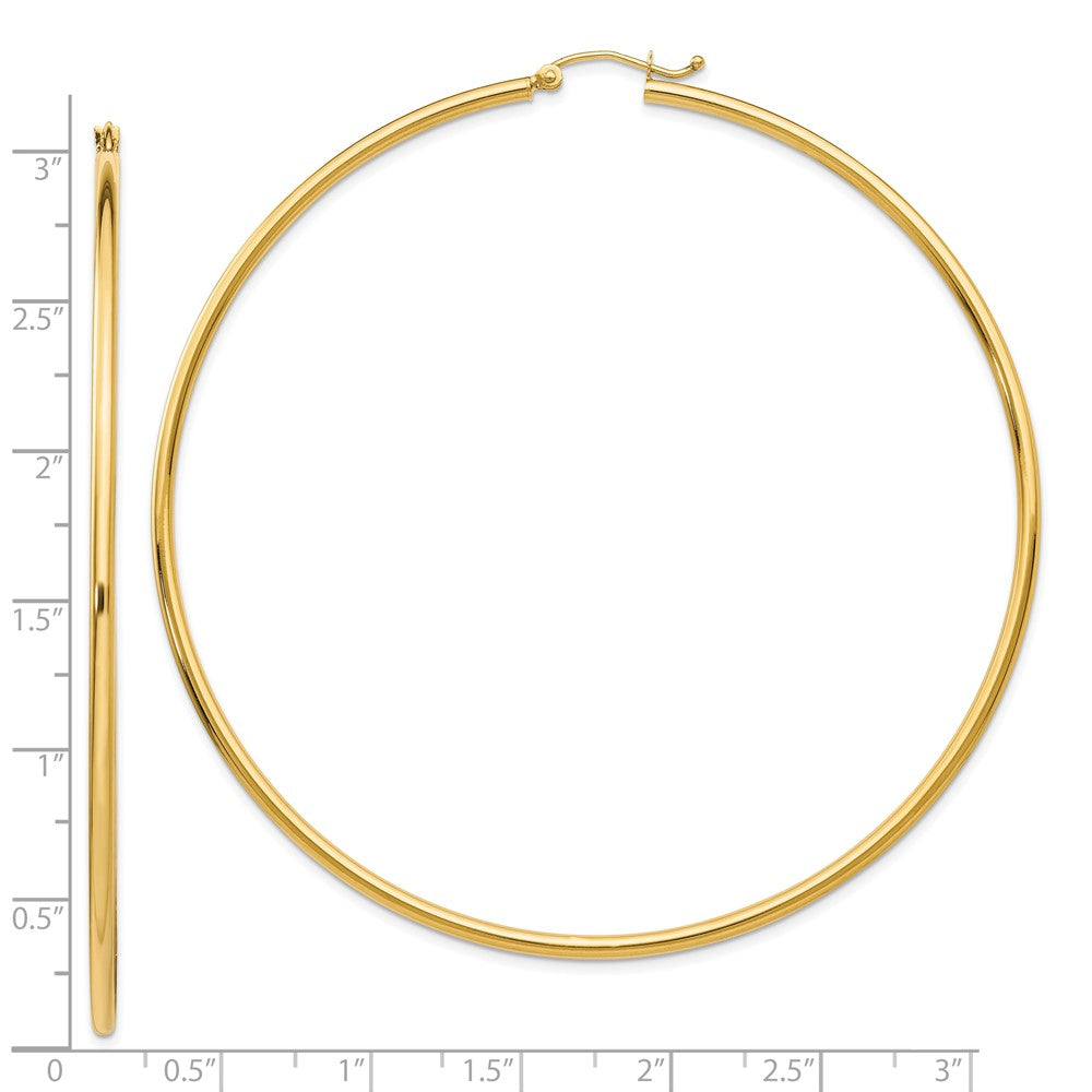10K Gelbgold Creolen