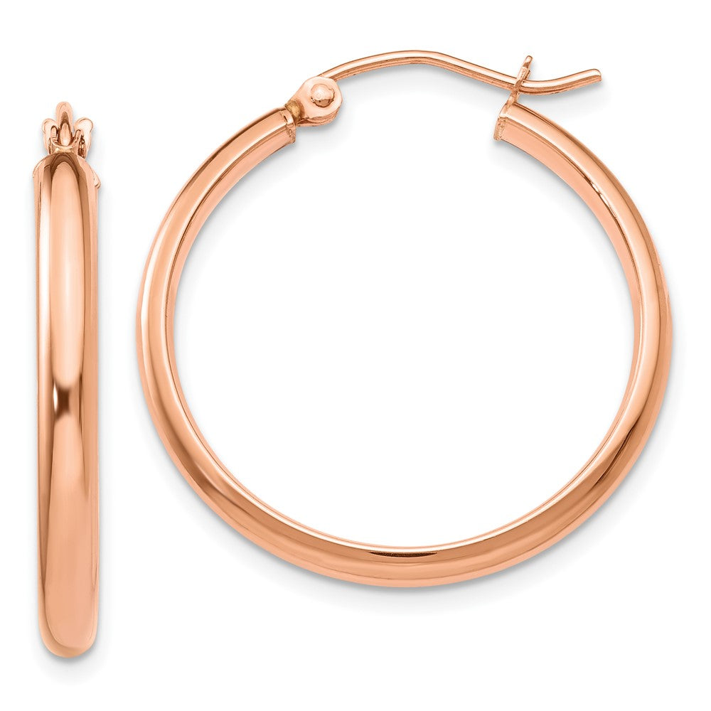 10K Roségold Creolen