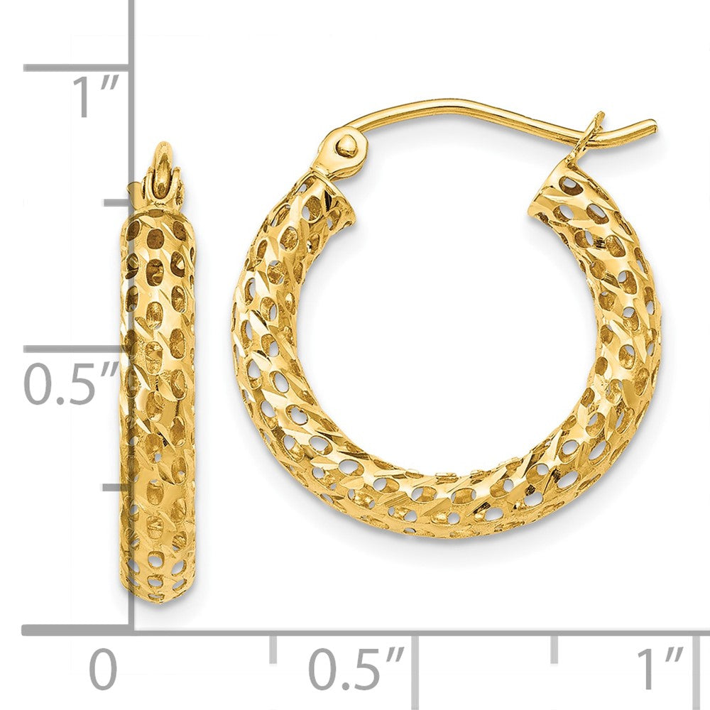 10K Gelbgold Creolen
