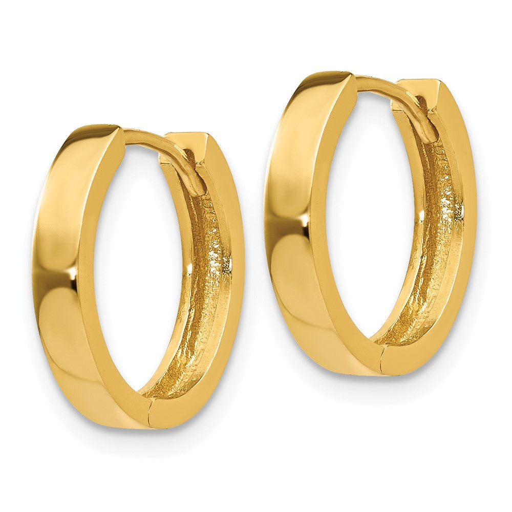 10K Gelbgold 10K Klappbar Creolen