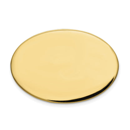 10K Gelbgold 10K Herren Oval Krawatten Tac