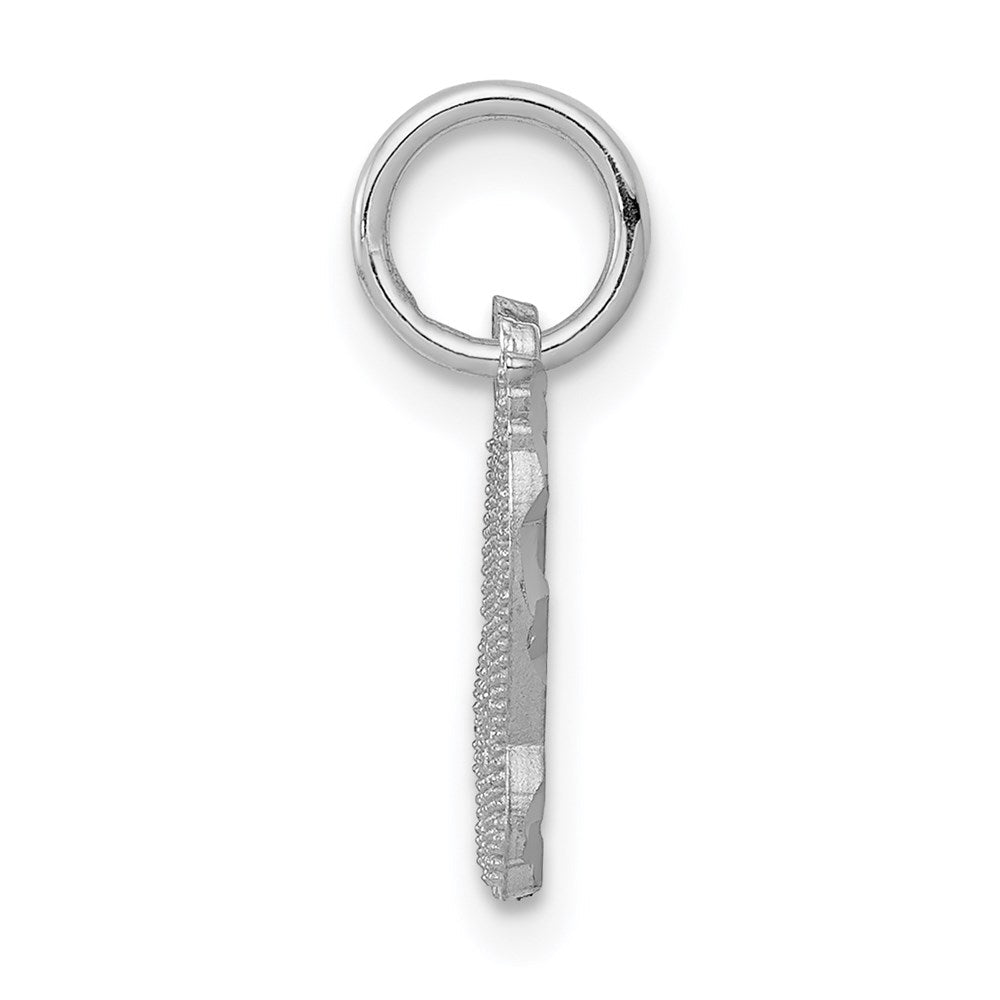 10K Weißgold Betend Hands Charm
